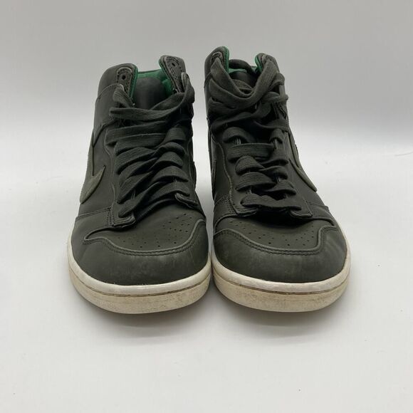 Mens Size 6.5 NikeLab Dunk Lux SP Sequoia Green Thick Leather (DO1830-200) - Picture 2 of 12